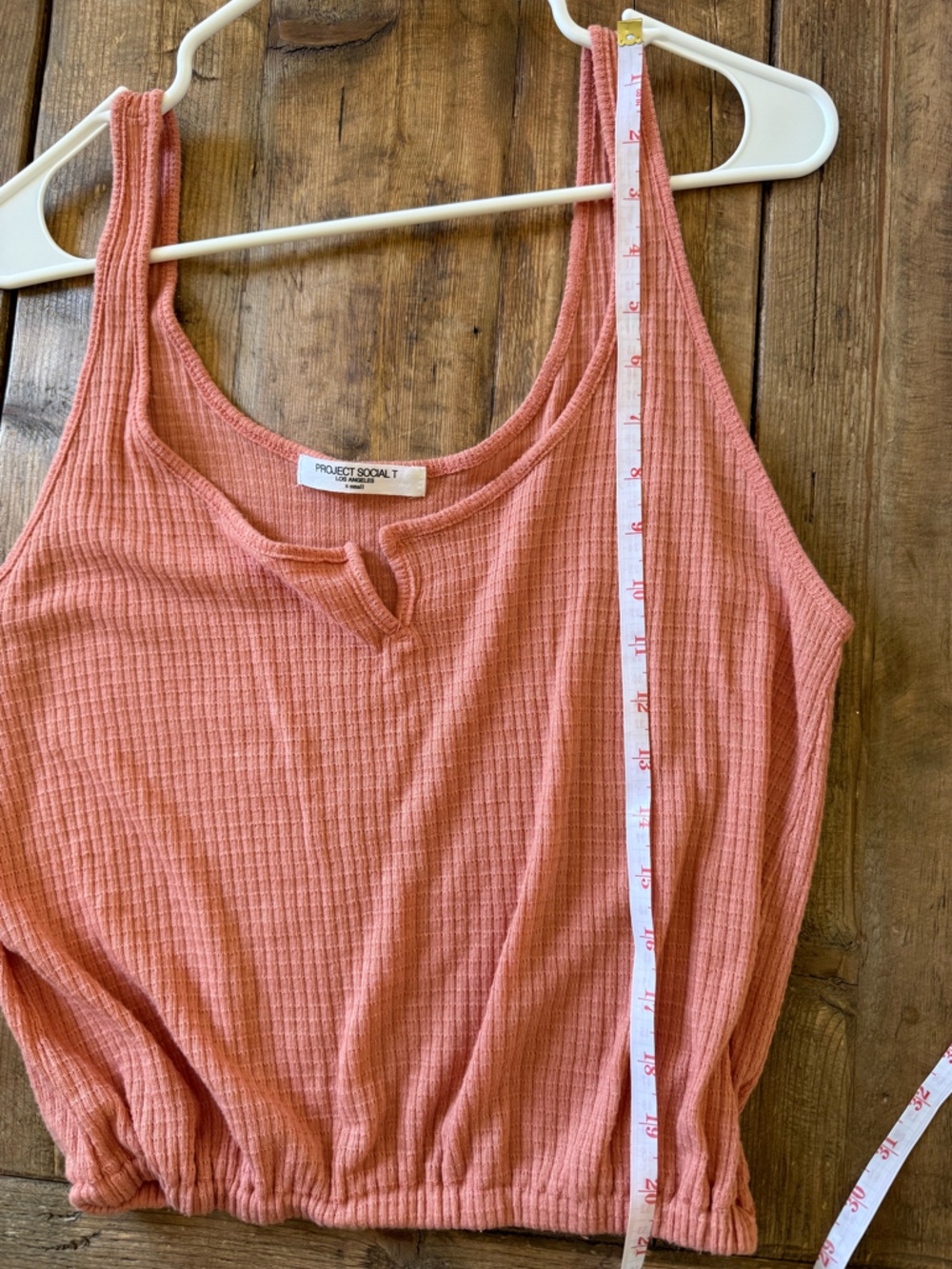 Project Social T Ribbed Tank Top - Rust - Picture 5 of 6